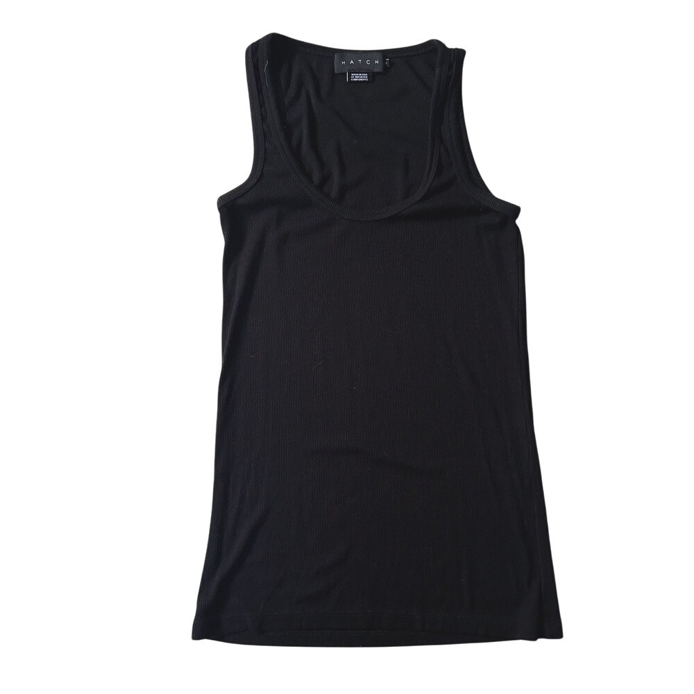 HATCH Tank Top‎ Black Rayon Blend Size 0